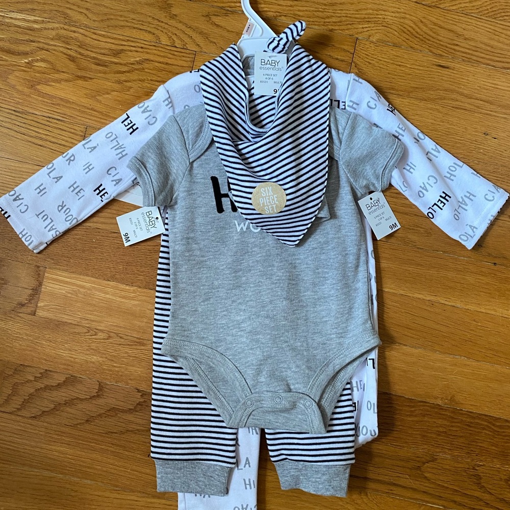 6 piece baby essentials set